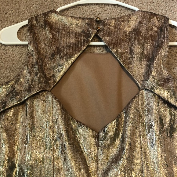 Jessica Simpson Gold Party Dress - Picture 5 of 9